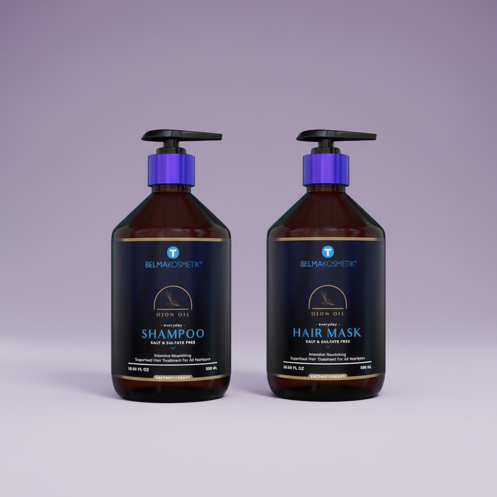 Belma kosmetik Kit d'Ojón 500ml - Xampú i Mascarilla