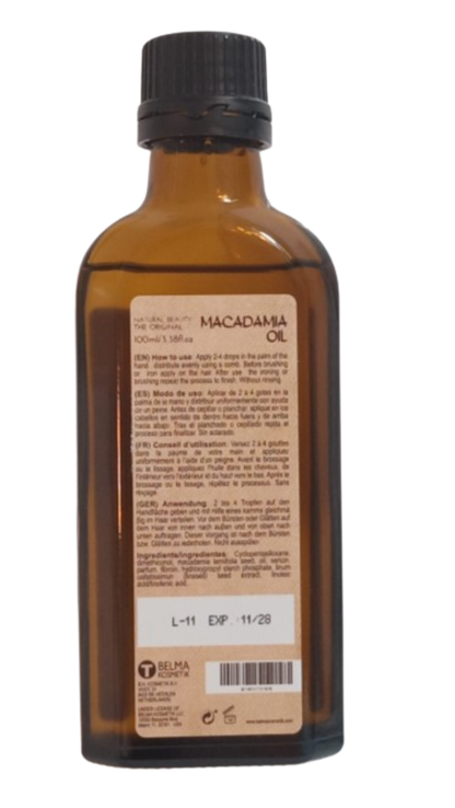 Belma kosmetik- Macadamia oil - aceite de macadamia-Serum