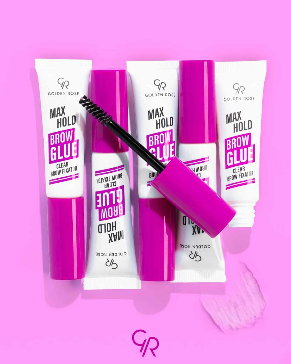 Max Hold Brow Glue – Gel fijador transparente para cejas.