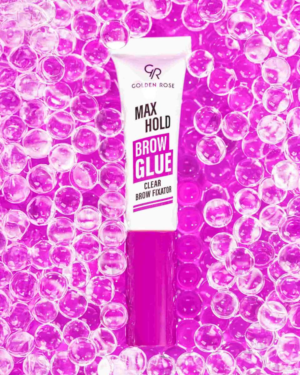 Max Hold Brow Glue – Gel fijador transparente para cejas.