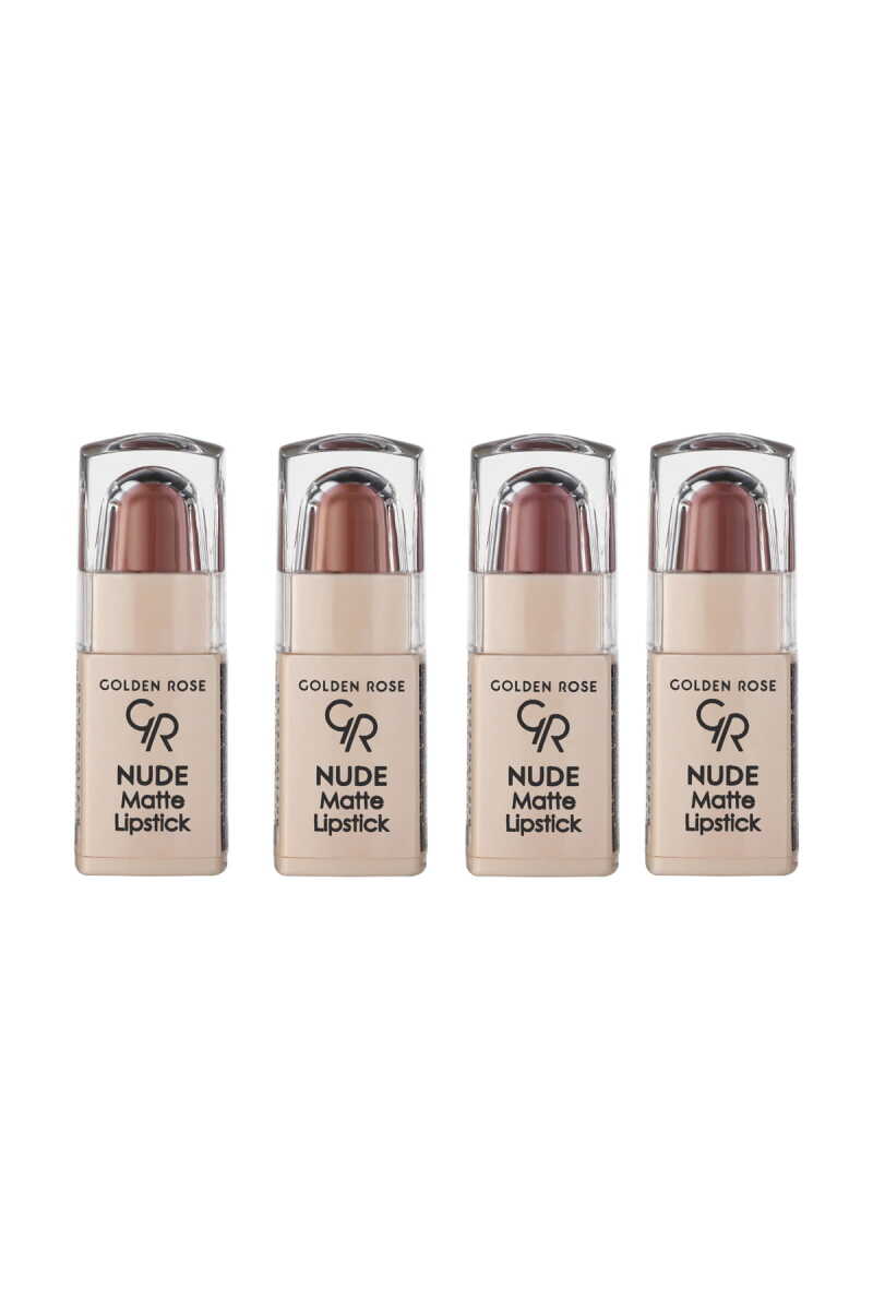 Nude Matte Lipstick Mini - Set de mini labiales nude mate