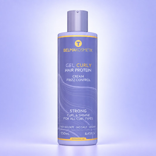 Belma kosmetik-Enzymo Curly - Wet Gel Curly-Efecte mullat 250 ml