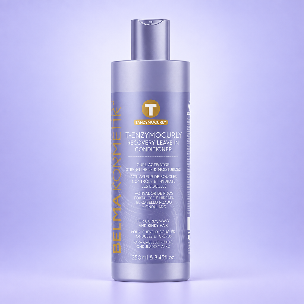 Belma Kosmetik - Recovery Enzyme Curly Leave-in, condicionador per a rínxols i suavitat 250 ml