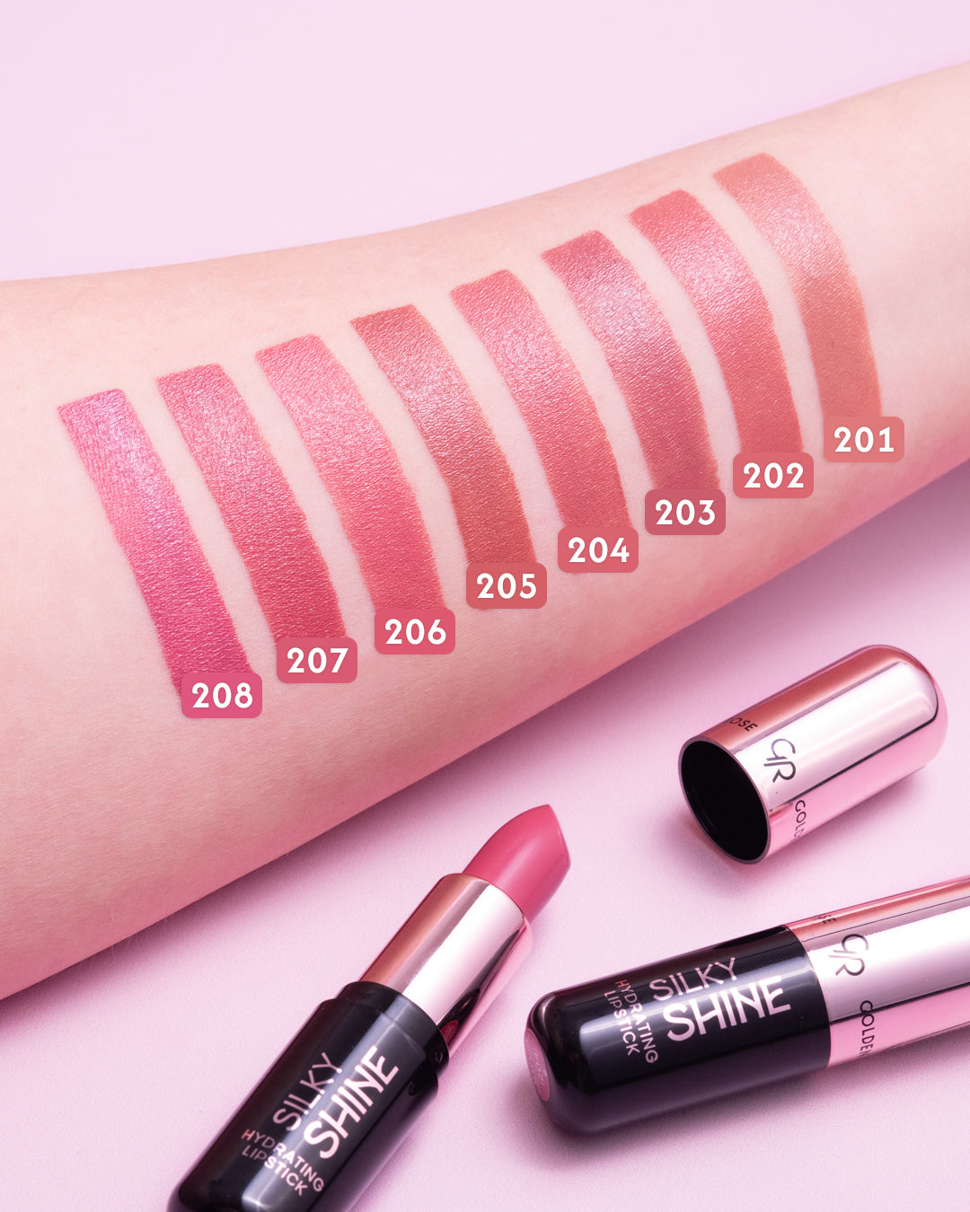 Silky Shine Hydrating Lipstick - Barra de labios hidratante con brillo